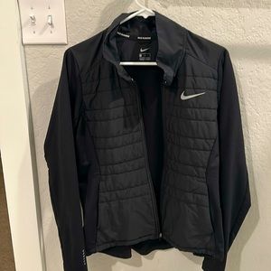 Nike black running jacket
